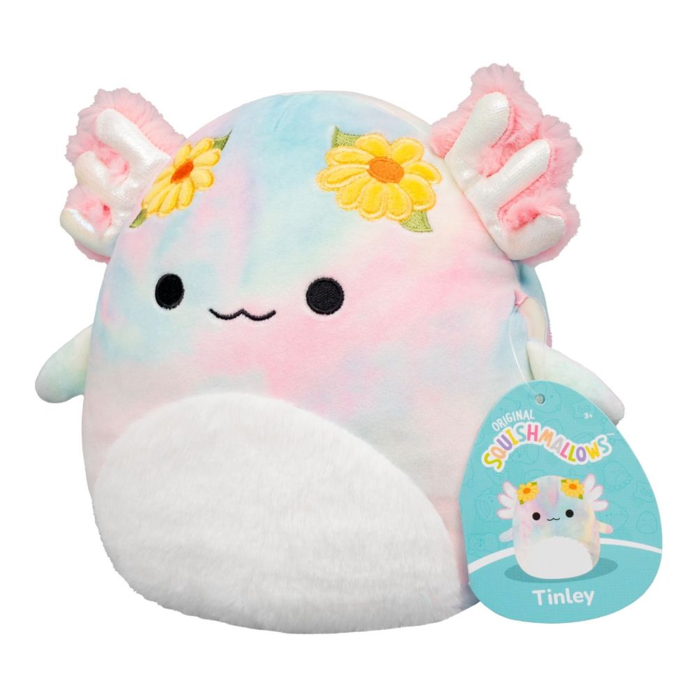 Jucarie de plus, Squishmallows, Axolotl Tinley, 19 cm
