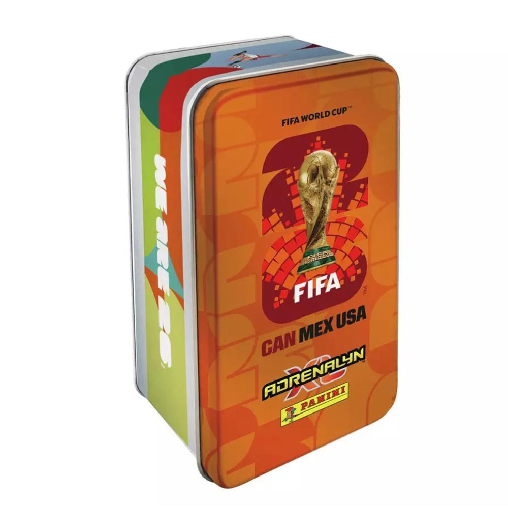 Set cartonase in cutie, Panini, Adrenalyn XL, FIFA World Cup 2026, Mega Tin Box