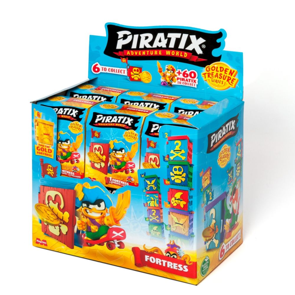 Set figurina cu fortareata, Piratix, Golden Treasure | Noriel