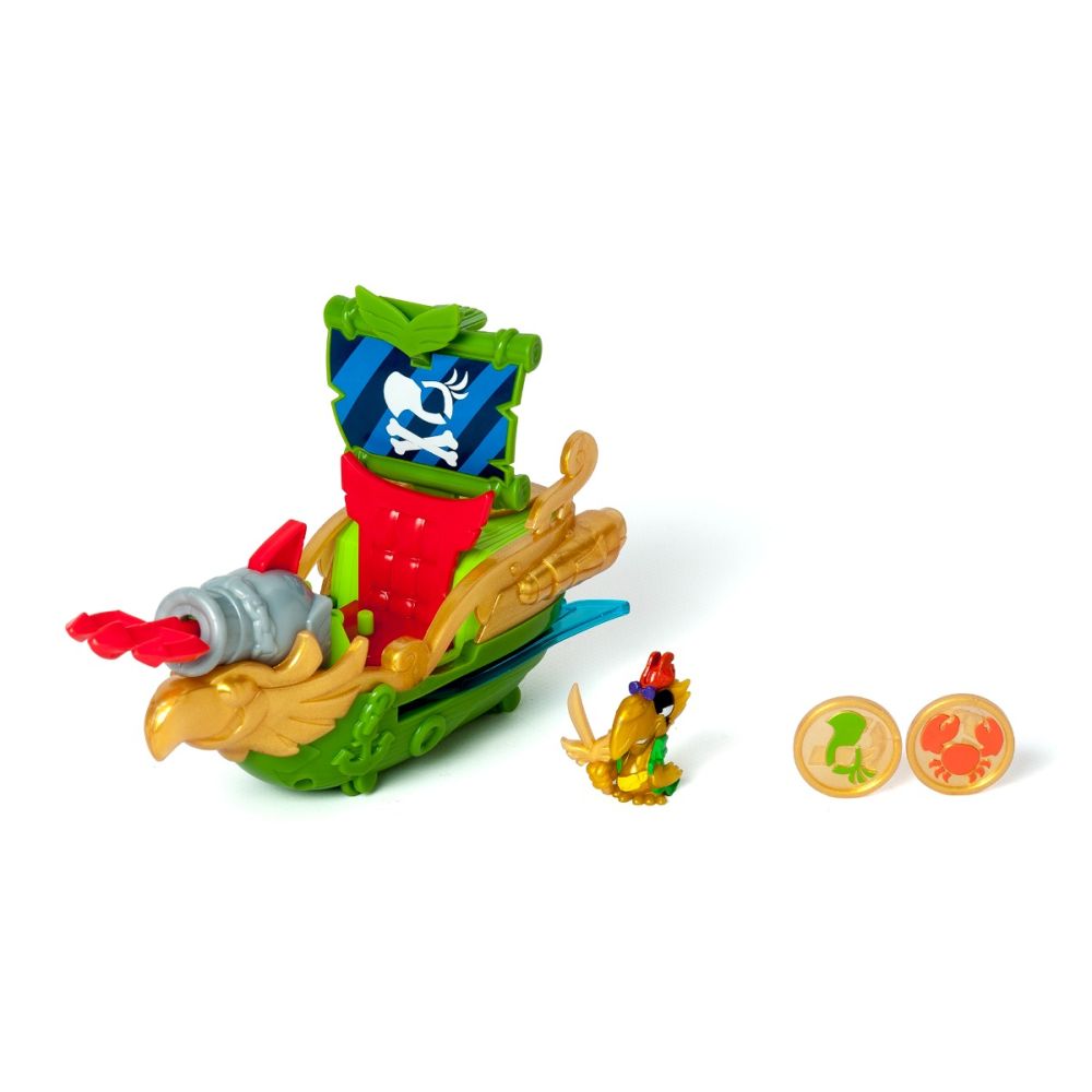 Set de joaca cu figurina Captain Wings, Piratix, Nava Sky Hunter