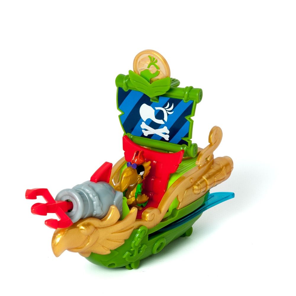 Set de joaca cu figurina Captain Wings, Piratix, Nava Sky Hunter