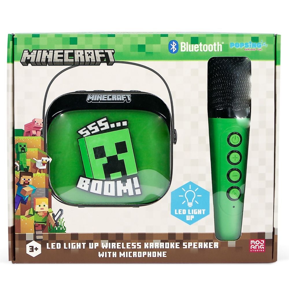 Set karaoke cu boxa si microfon wireless si lumini LED, OTL