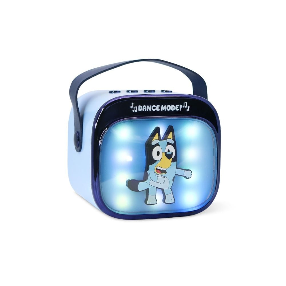 Set karaoke cu boxa si microfon wireless si lumini LED, OTL, Bluey