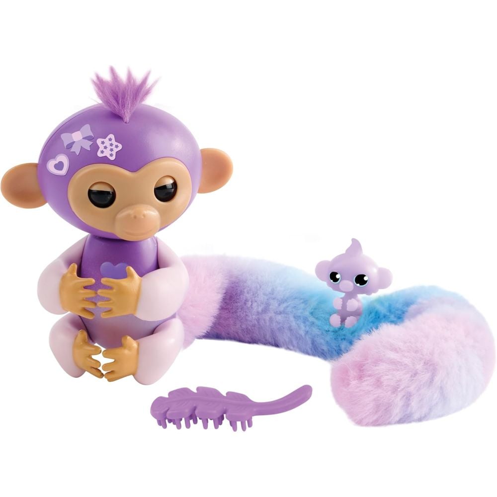 Jucarie interactiva, Fingerlings, Snuggle Tails, Coco