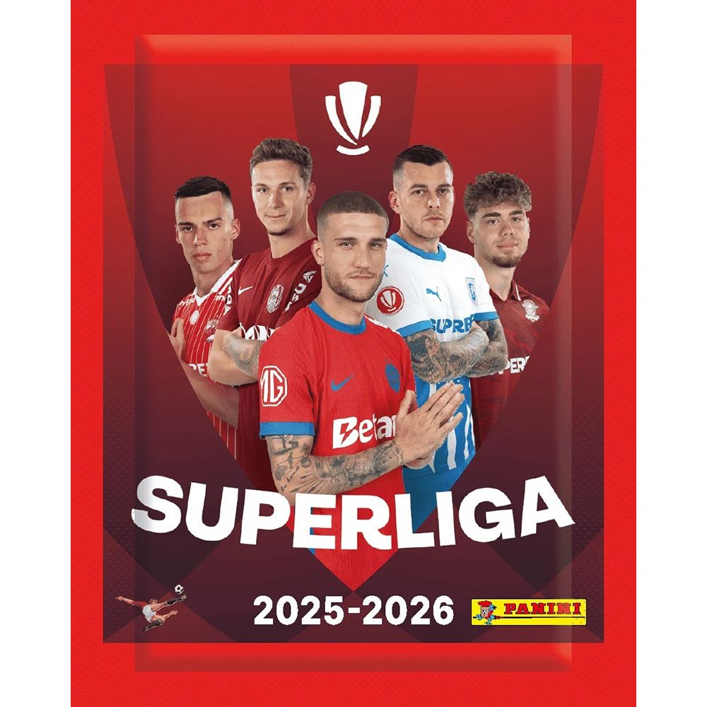 Set 5 stickere, Panini, Superliga 2025-2026