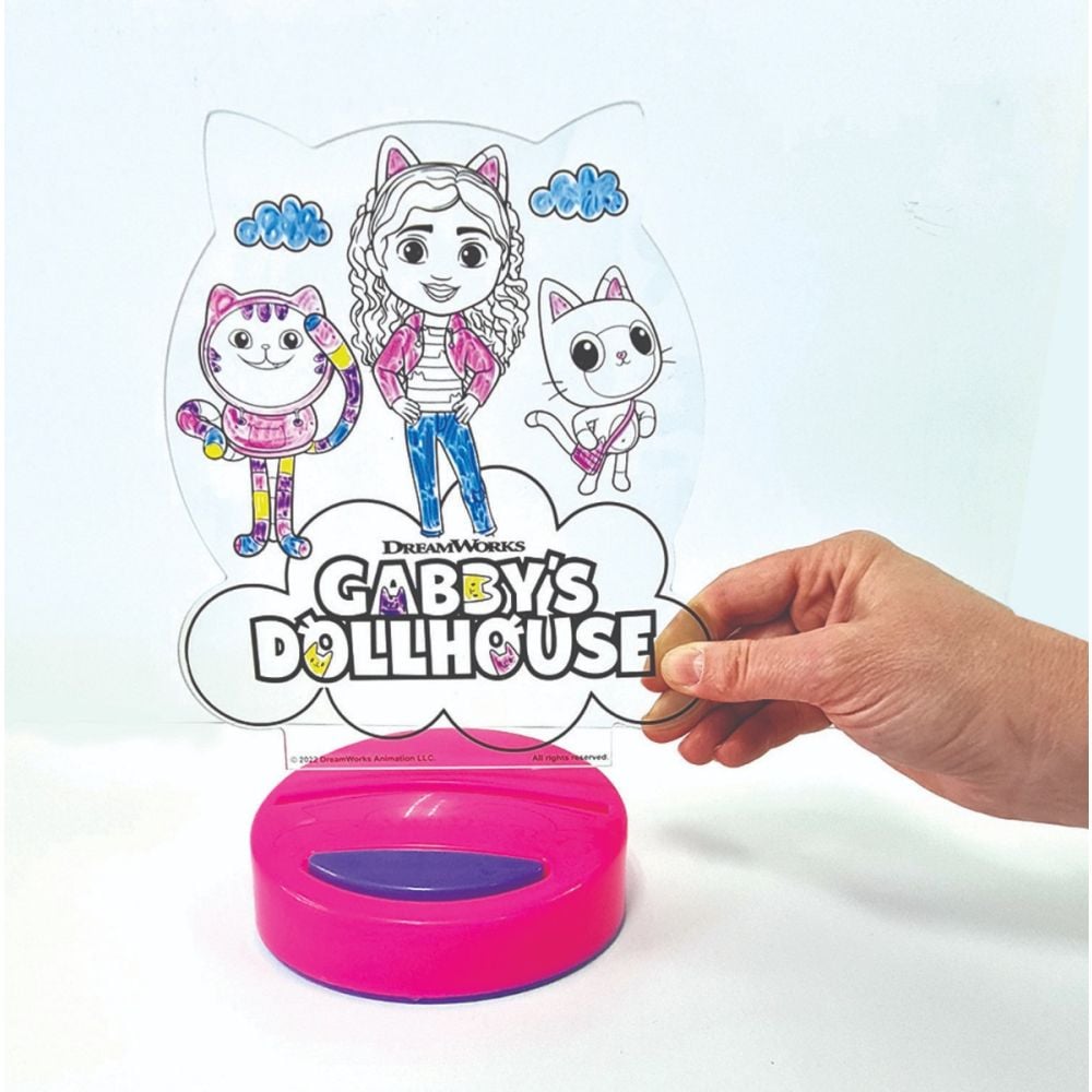 Coloreaza cu lumina, Gabbys Dollhouse, Paint N Lite