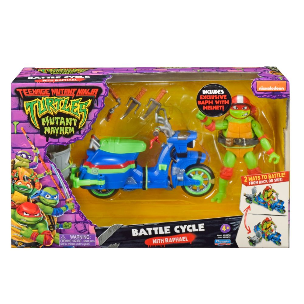 Figurina cu vehicul, Testoasele Ninja, Raphael
