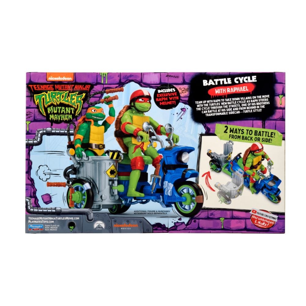 Figurina cu vehicul, Testoasele Ninja, Raphael