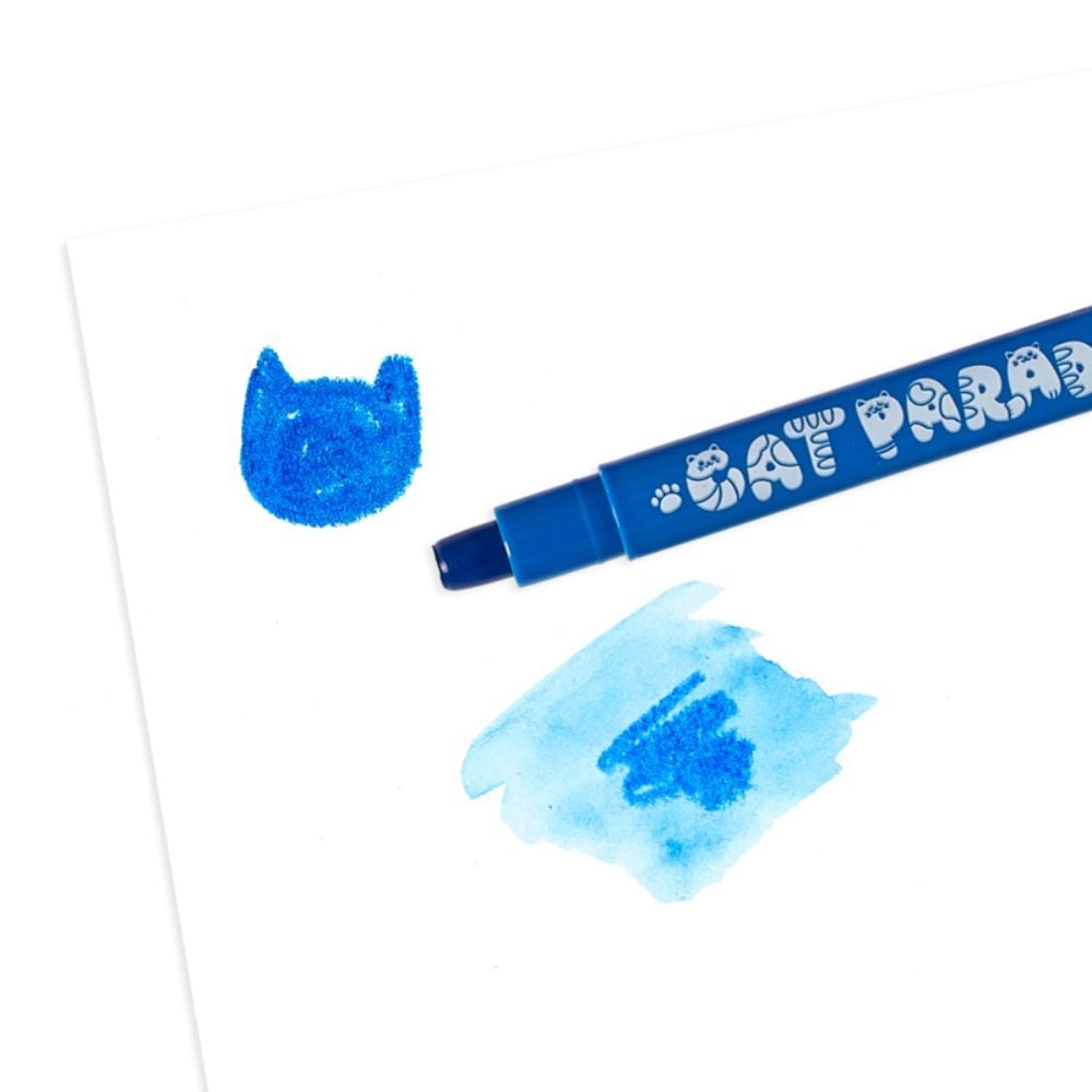 Creioane acuarele cu gel Ooly, Cat parade, 12 culori