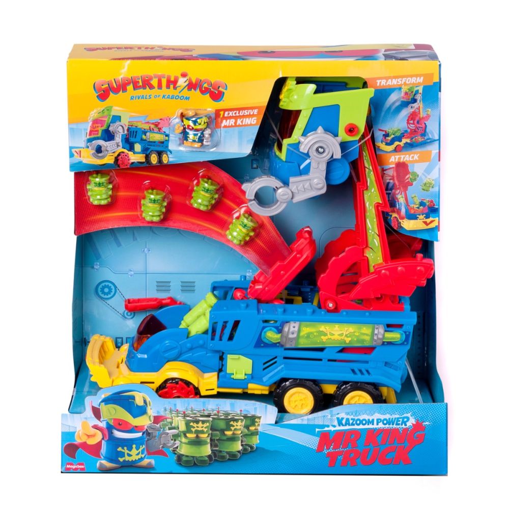 Set de joaca cu figurine Superthings, Kazoom Power, Camionul lui