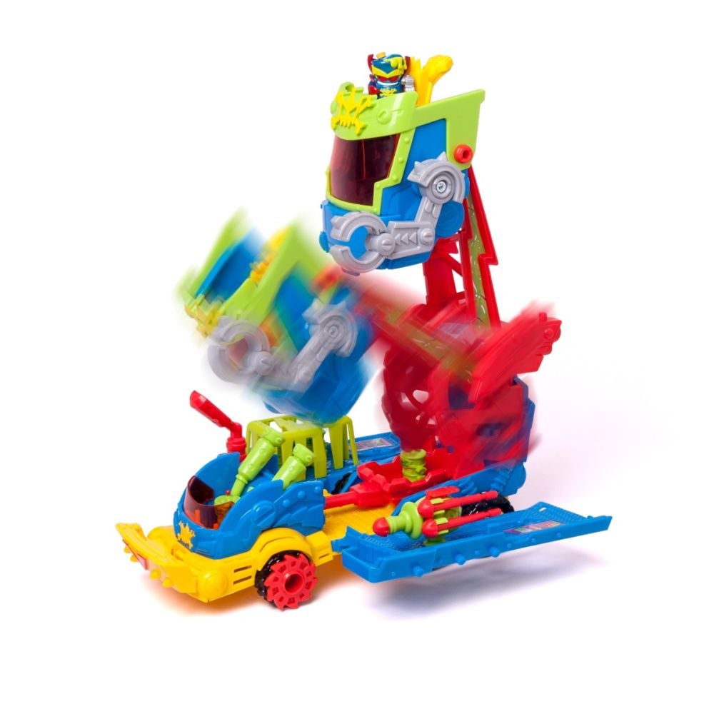 Set de joaca cu figurine Superthings, Kazoom Power, Camionul lui Mr King