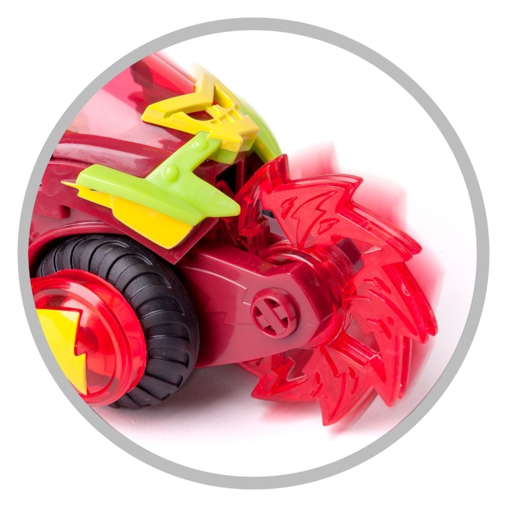 Set vehicul cu figurina Superthings, Kazoom Power, Kid Fury