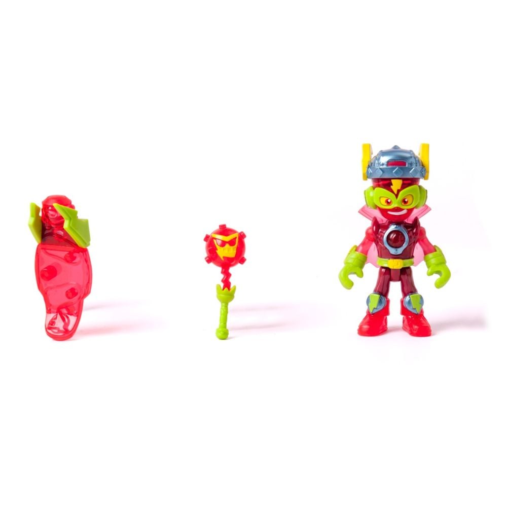 Set vehicul cu figurina Superthings, Kazoom Power, Kid Fury
