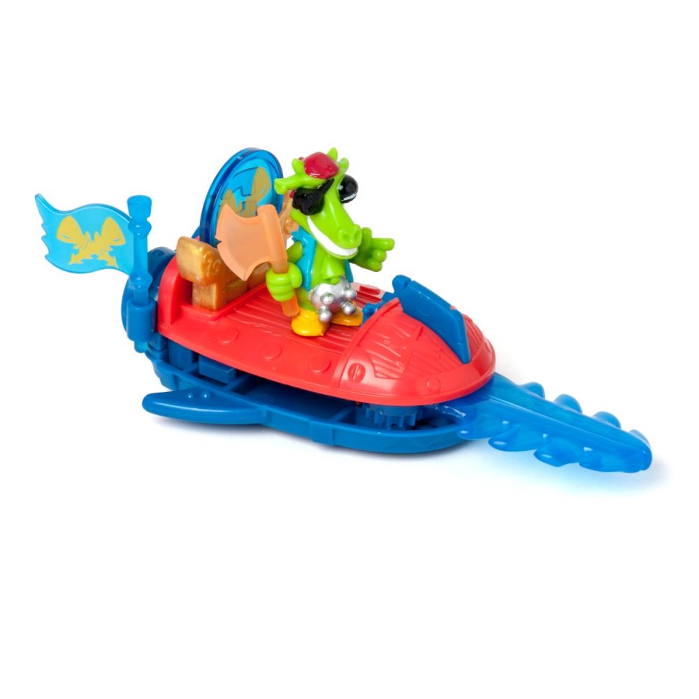 Set figurina cu barca, Piratix, Shark Treasure, Sea Speeders