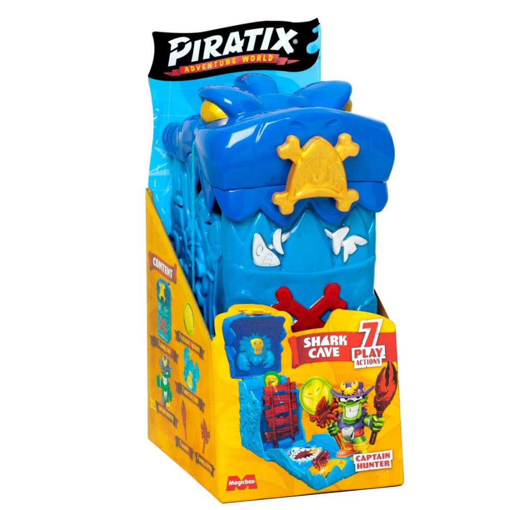 Set de joaca figurina, Piratix, Shark Cave