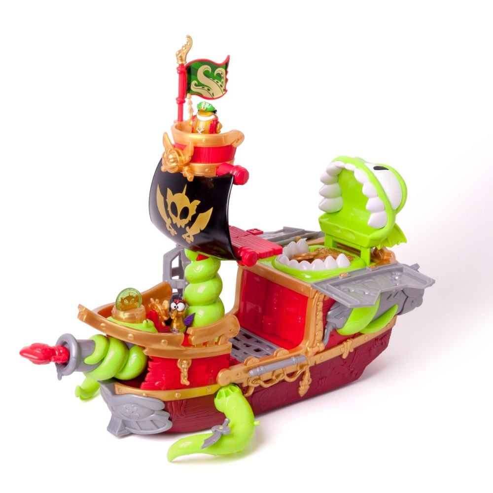 Set de joaca cu figurine, Piratix, Kraken Ship