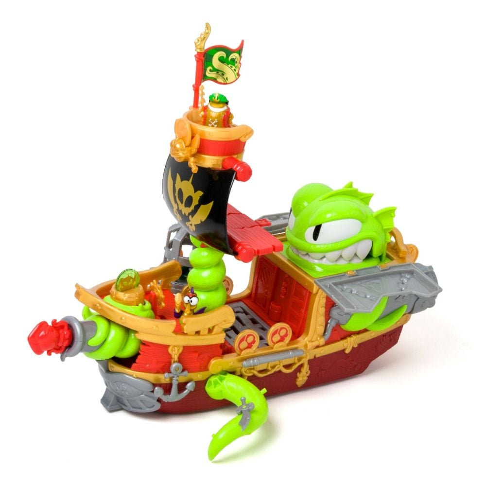 Set de joaca cu figurine, Piratix, Kraken Ship