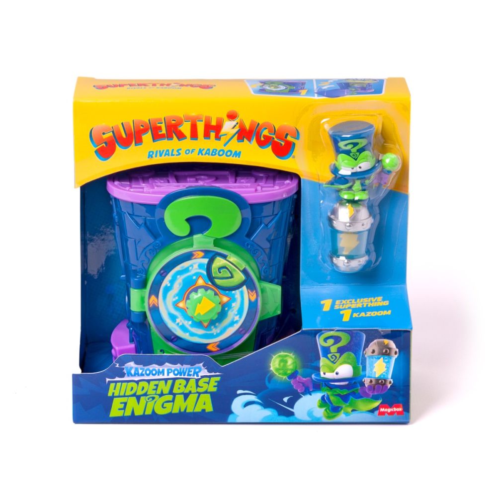 Set de joaca cu figurine Superthings, Kazoom Power, Baza ascunsa