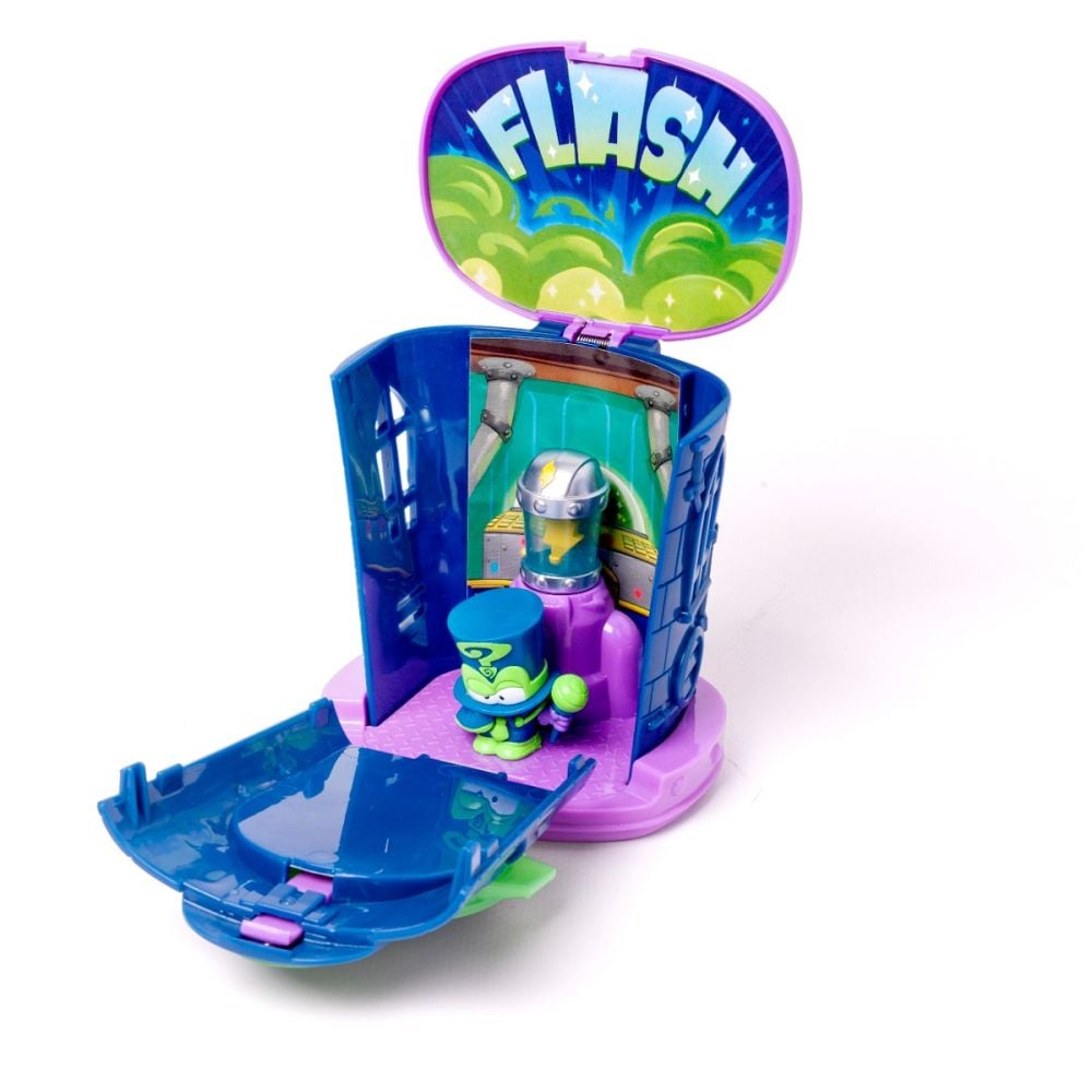 Set de joaca cu figurine Superthings, Kazoom Power, Baza ascunsa