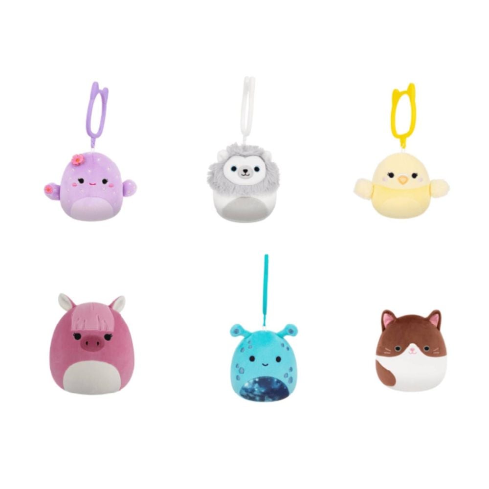 Breloc de plus, Squishmallows, 9 cm