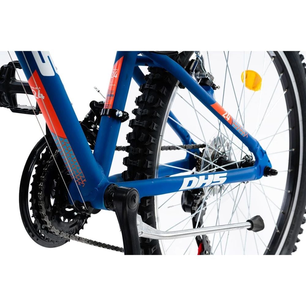 Bicicleta DHS, Terrana 2423, 24 inch, Albastru
