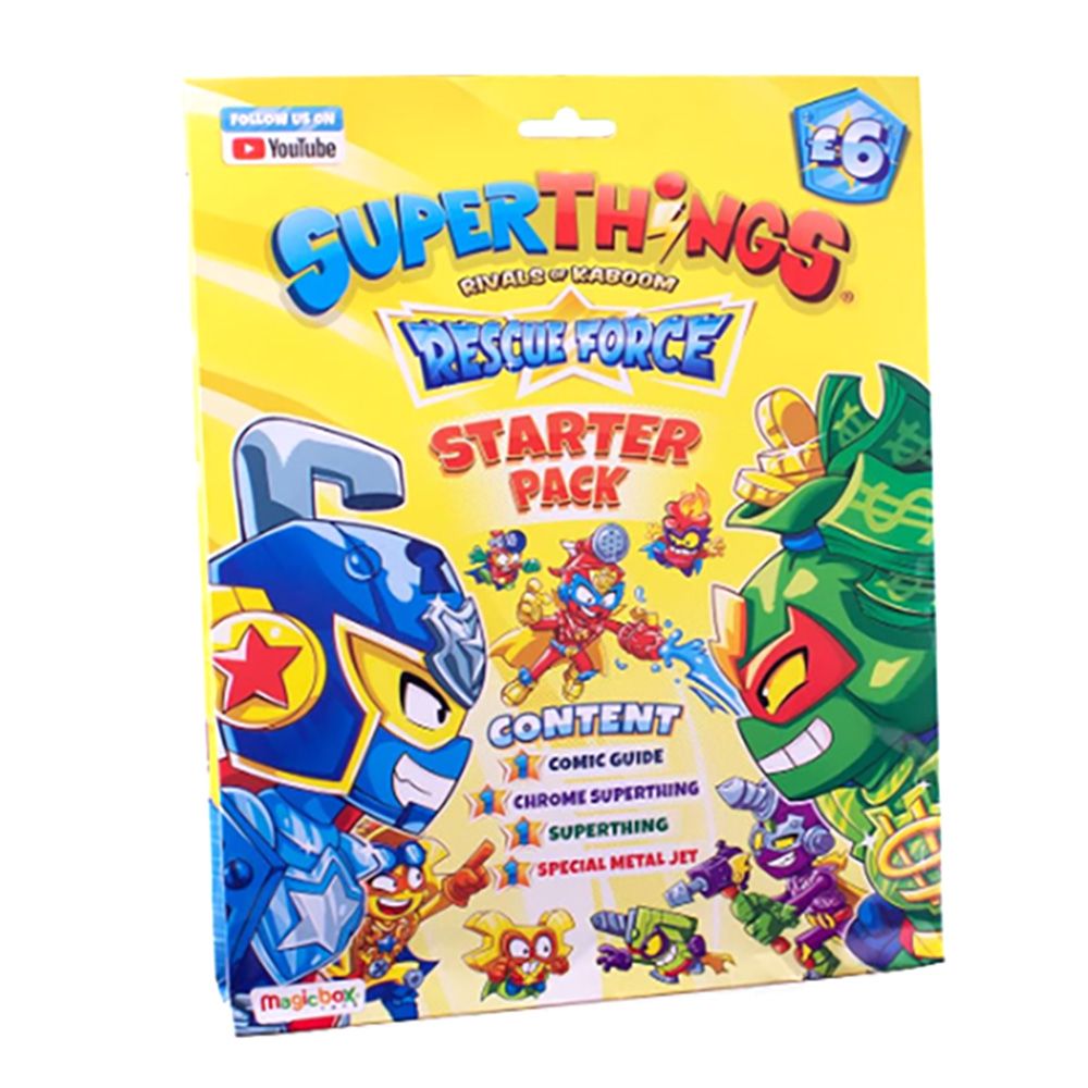Set revista cu 2 figurine si 1 vehicul, SuperThings, Rescue Force