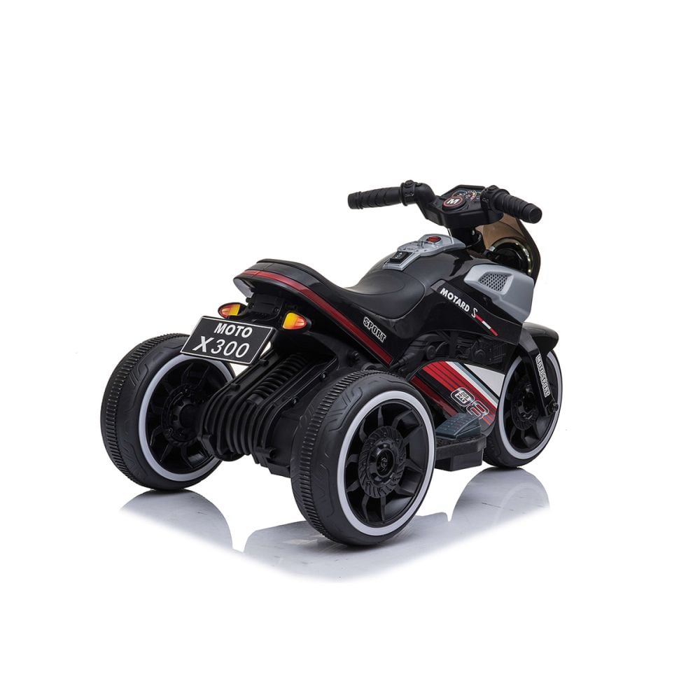 Motocicleta electrica, 6V, Negru