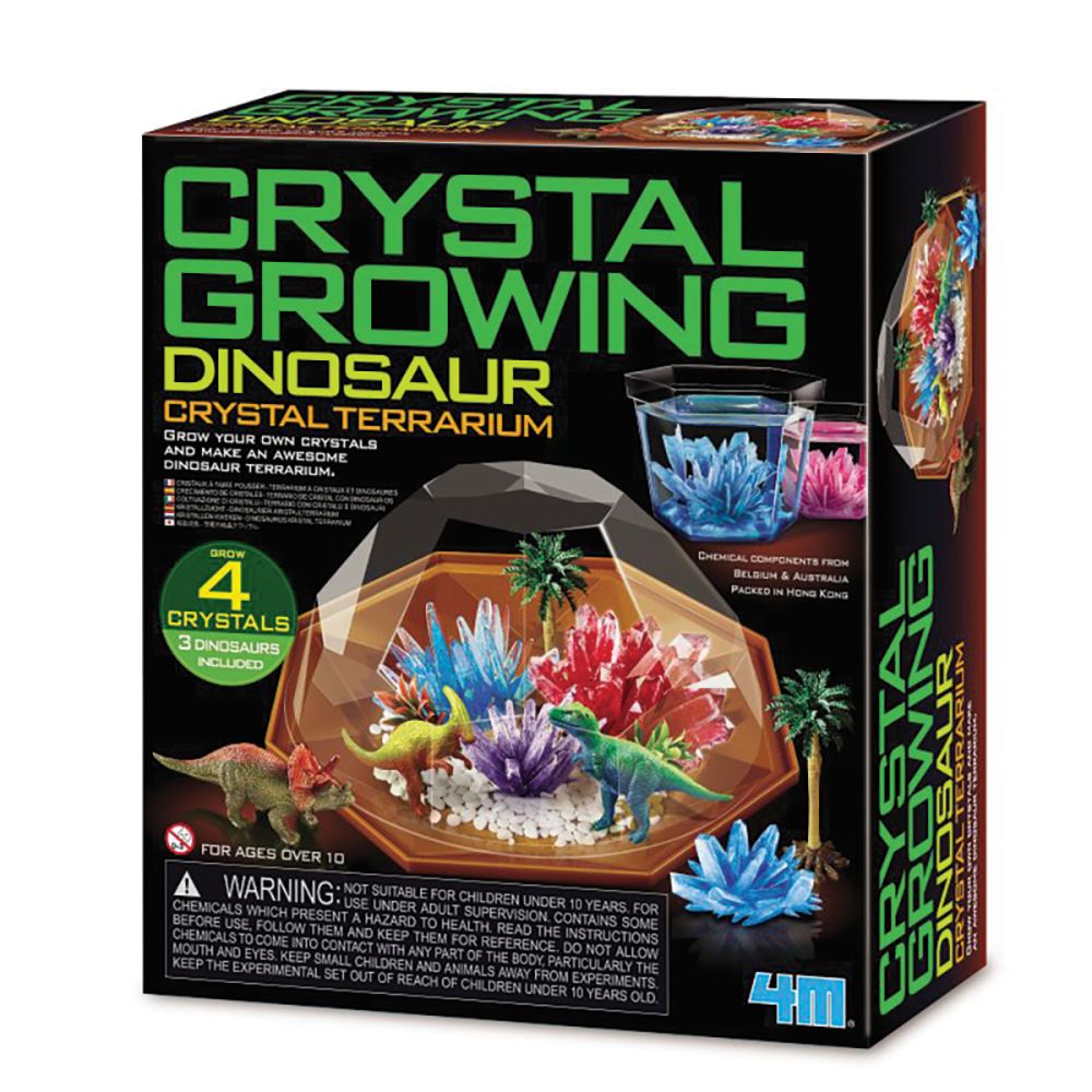 Set experimente de crescut cristale, 4M, Terariu cu dinozauri | Noriel