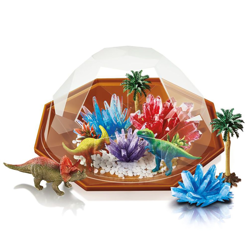 Set experimente de crescut cristale, 4M, Terariu cu dinozauri | Noriel