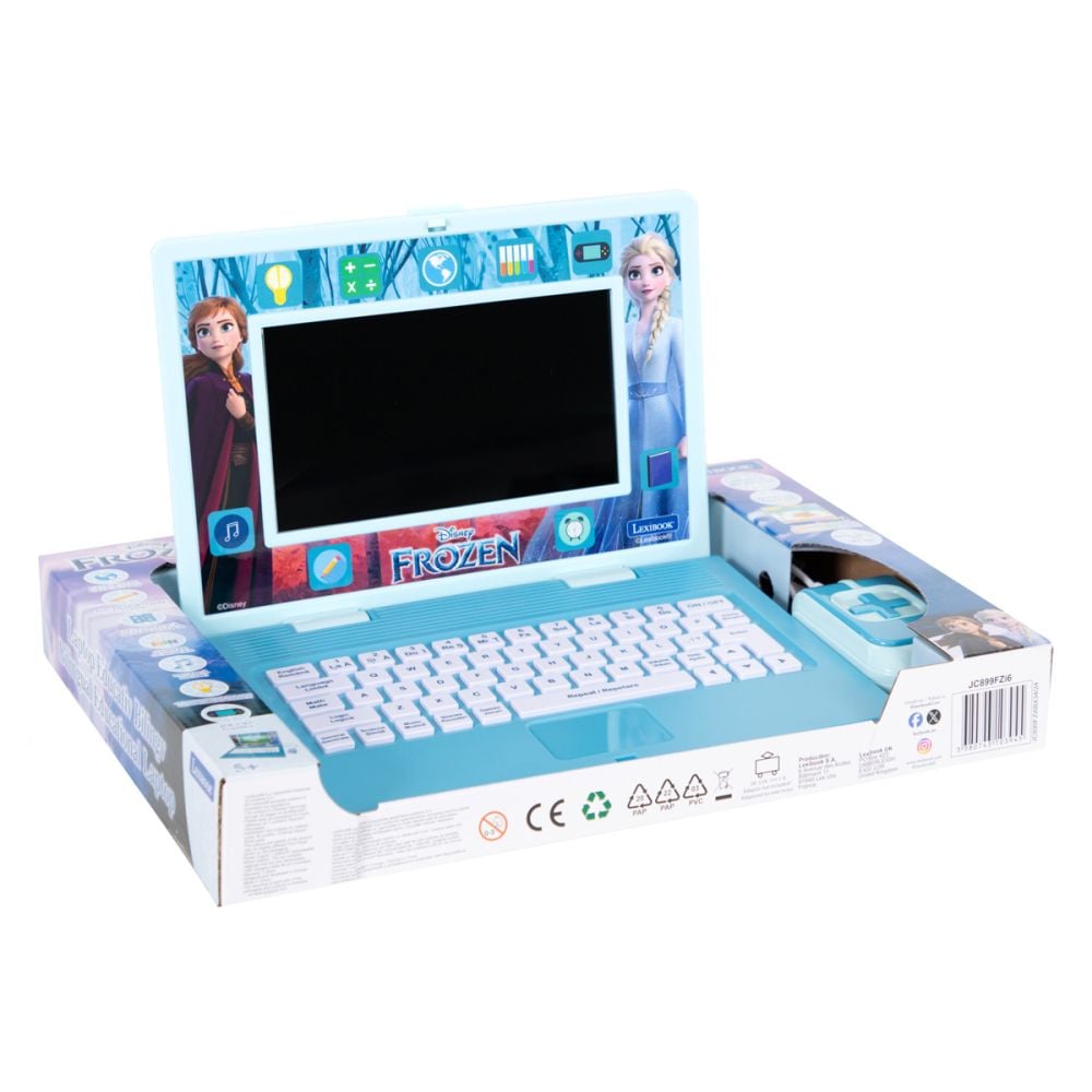Laptop educational Lexibook, Disney Frozen, 180 de activitati
