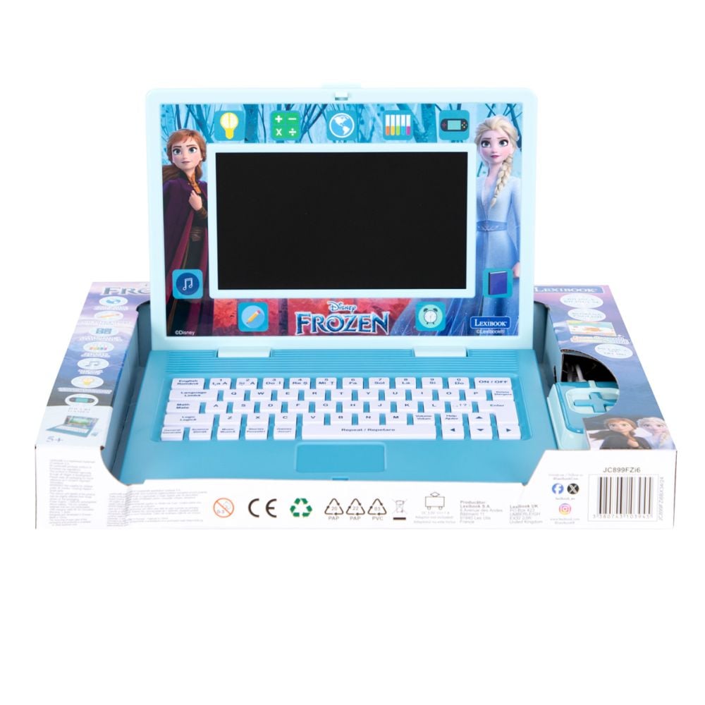 Laptop educational Lexibook, Disney Frozen, 180 de activitati
