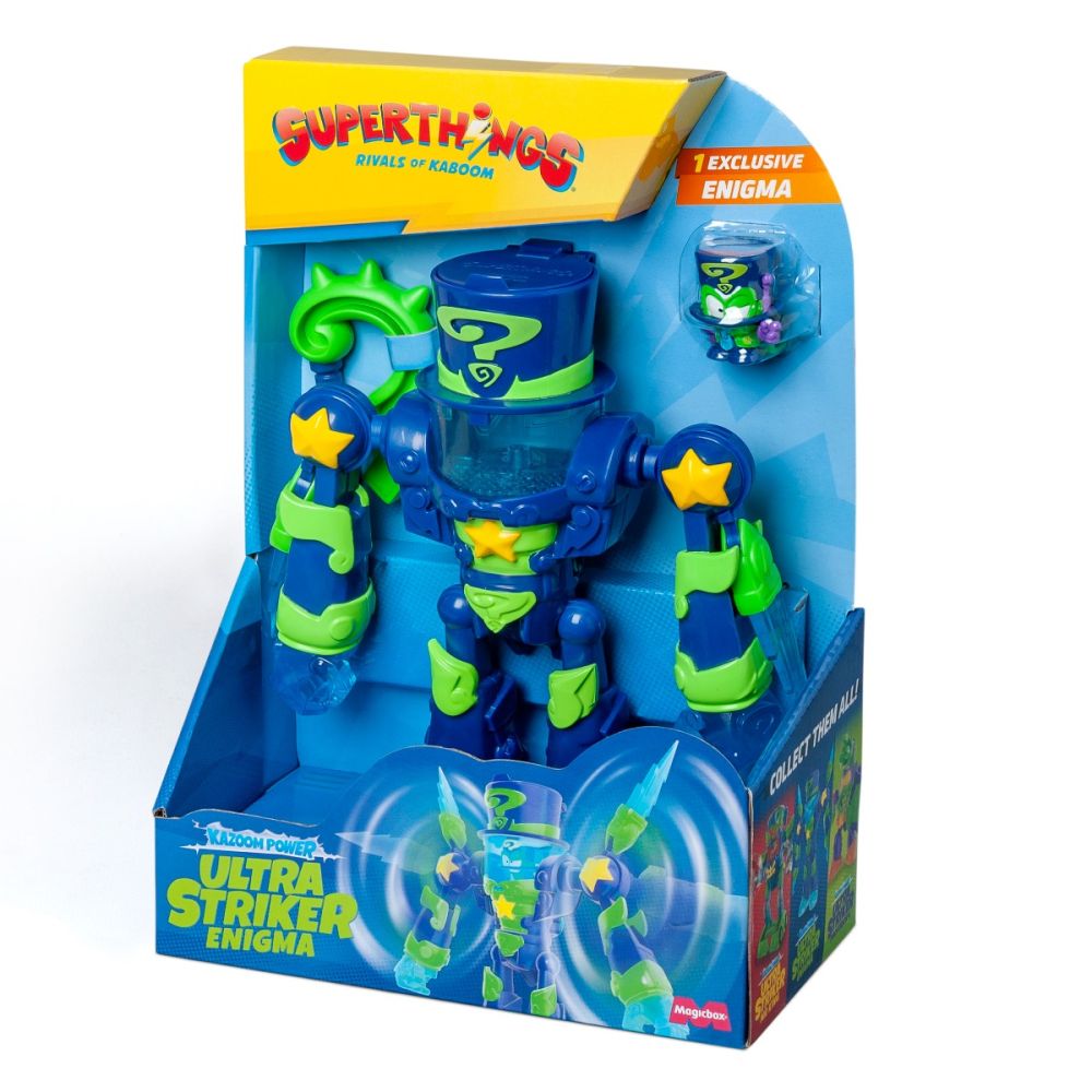 Robot cu figurina, Superthings, Ultra Striker Enigma
