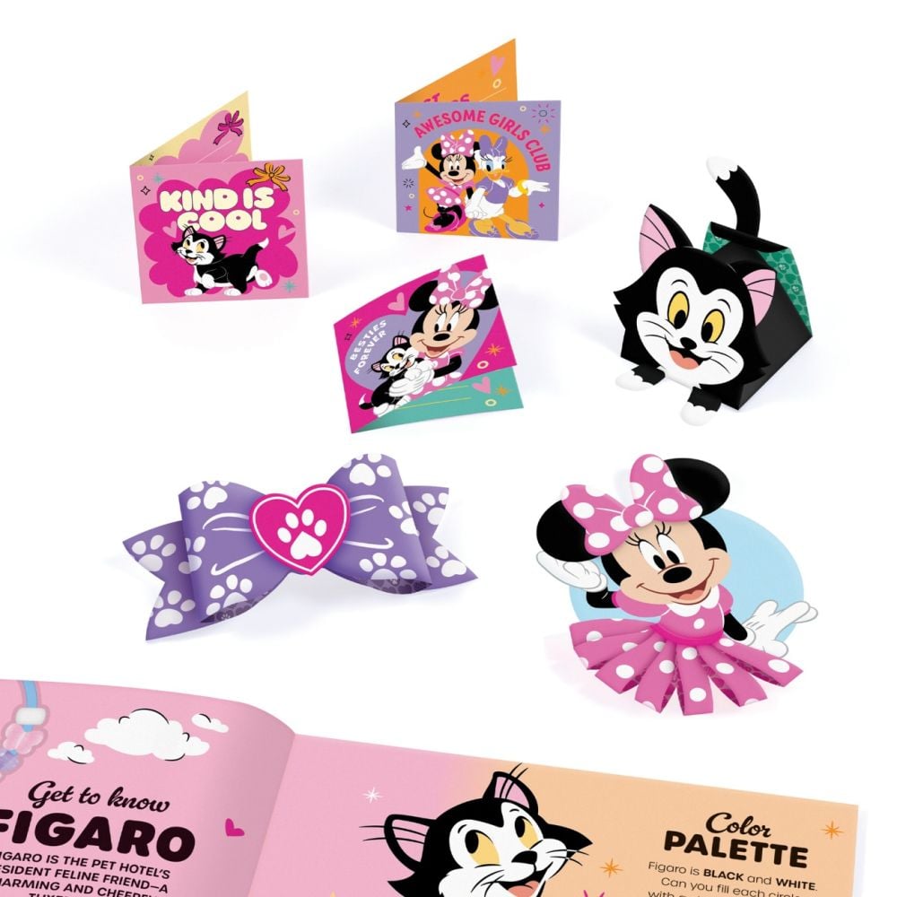 Set de creat bratari si carte de povesti, Make It Real, Minnie's Pet Hotel