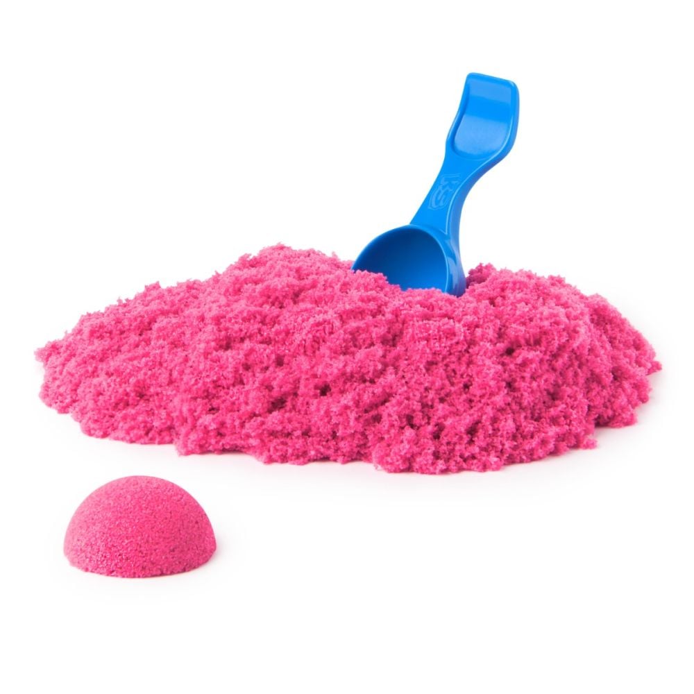 Set de joaca cu nisip, Kinetic Sand, Ice Cream Tub, Roz, 20149737