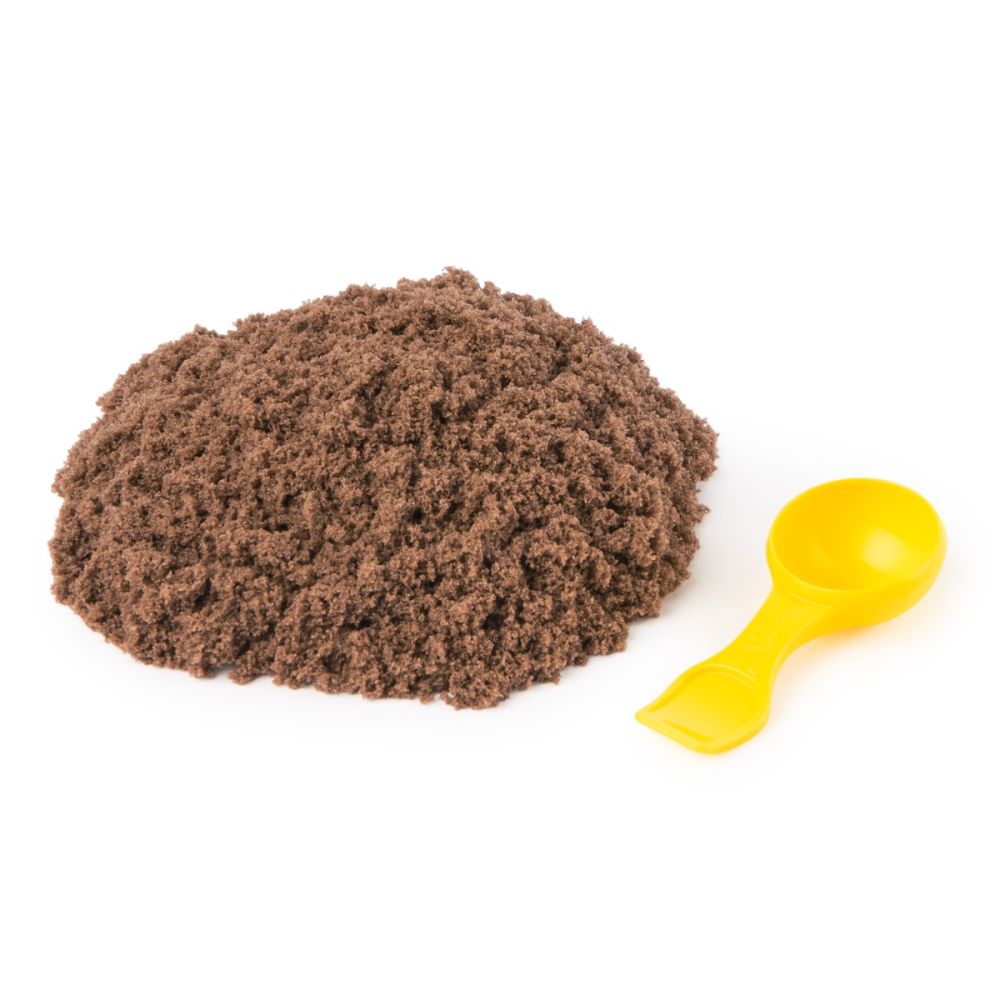 Set de joaca cu nisip, Kinetic Sand, Ice Cream Tub, Maro, 20150923