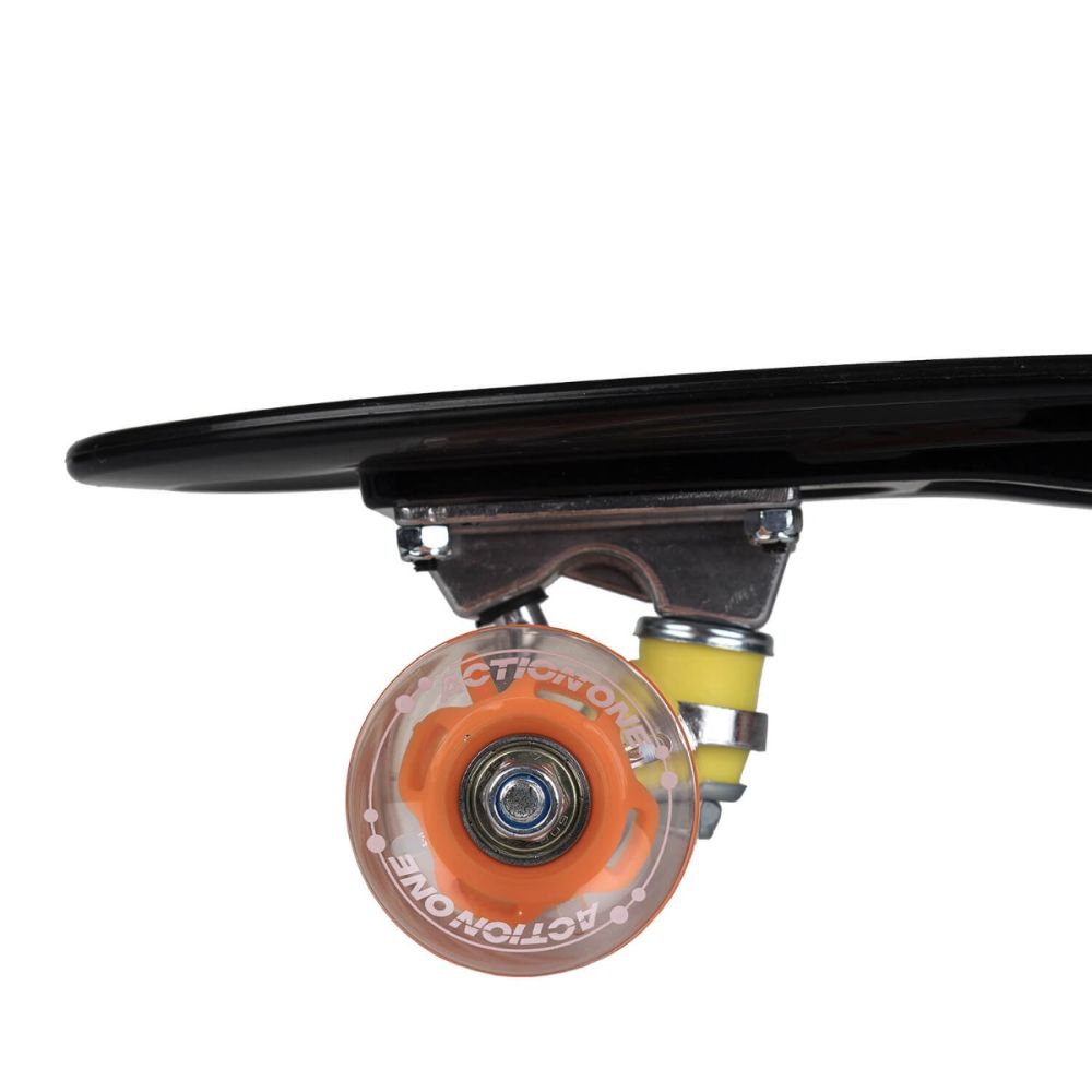 Skateboard Action One, Aluminiu, 55 x 15 cm, Multicolor, Warp