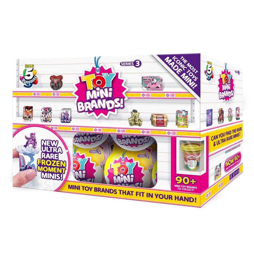 Bila cu figurina si accesorii surpriza, Mini Brands Toy, S3