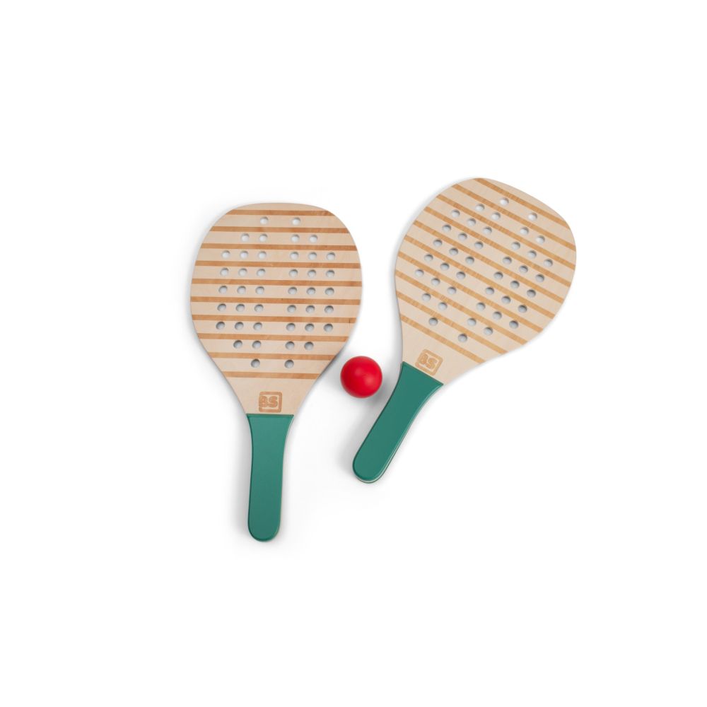Set de tenis cu rachete din lemn, BS Toys