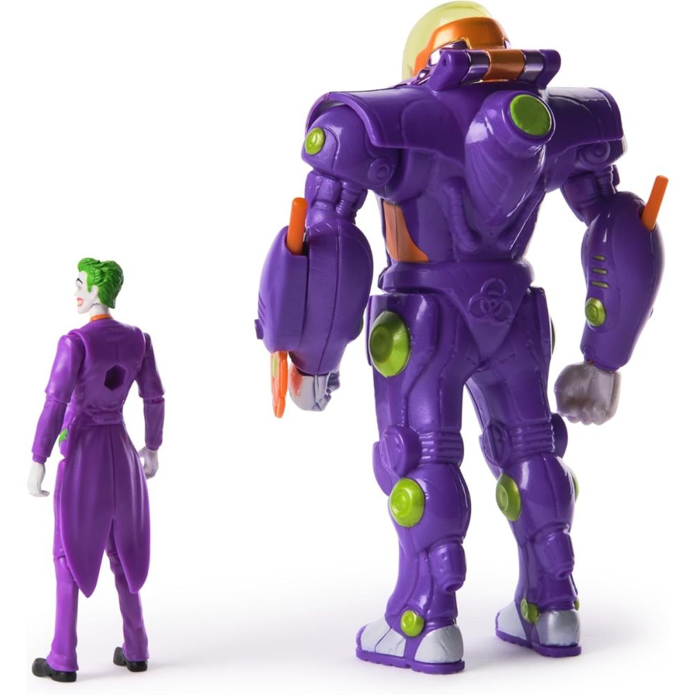 Set figurina cu armura, Dc Universe, The Joker Metal Force, 15 cm, 6071724