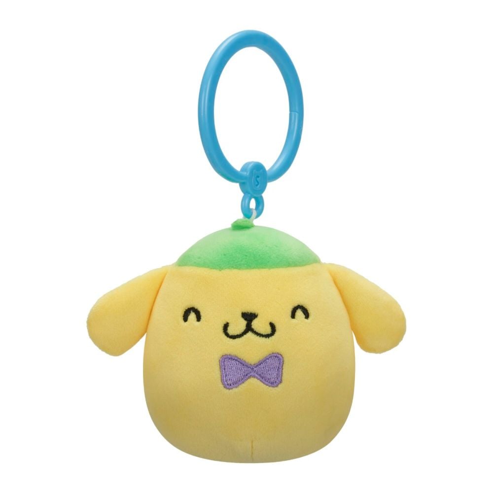 Breloc de plus, Squishmallows, Hello Kitty, 9 cm