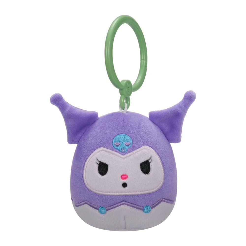 Breloc de plus, Squishmallows, Hello Kitty, 9 cm
