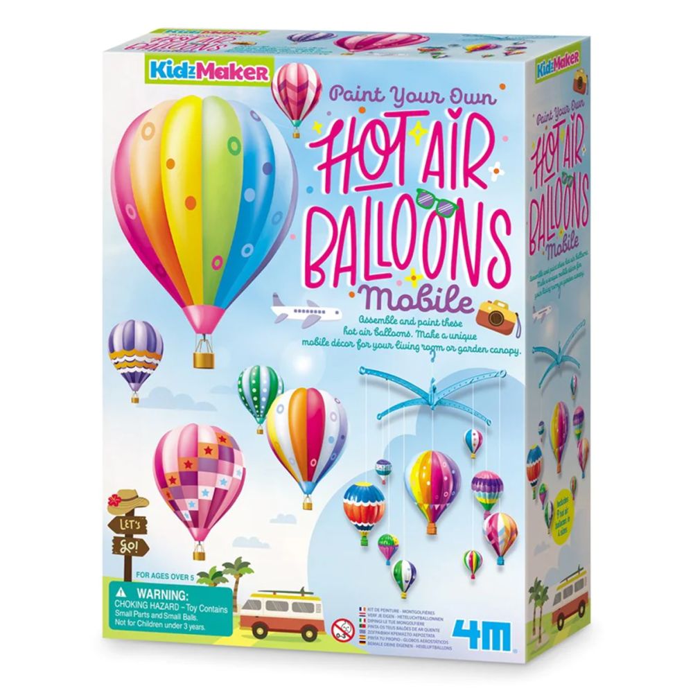 Set creativ 4M, Picteaza baloane cu aer cald