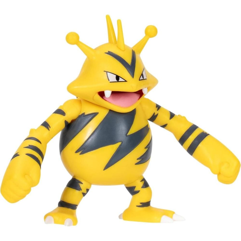 Set 3 figurine de actiune, Pokemon, Caterpie, Electabuzz si Rockruff