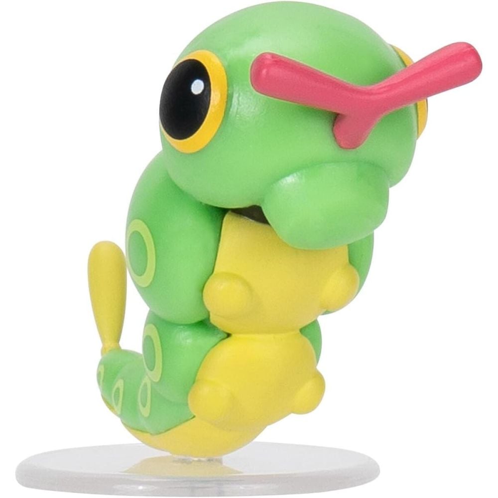 Set 3 figurine de actiune, Pokemon, Caterpie, Electabuzz si Rockruff