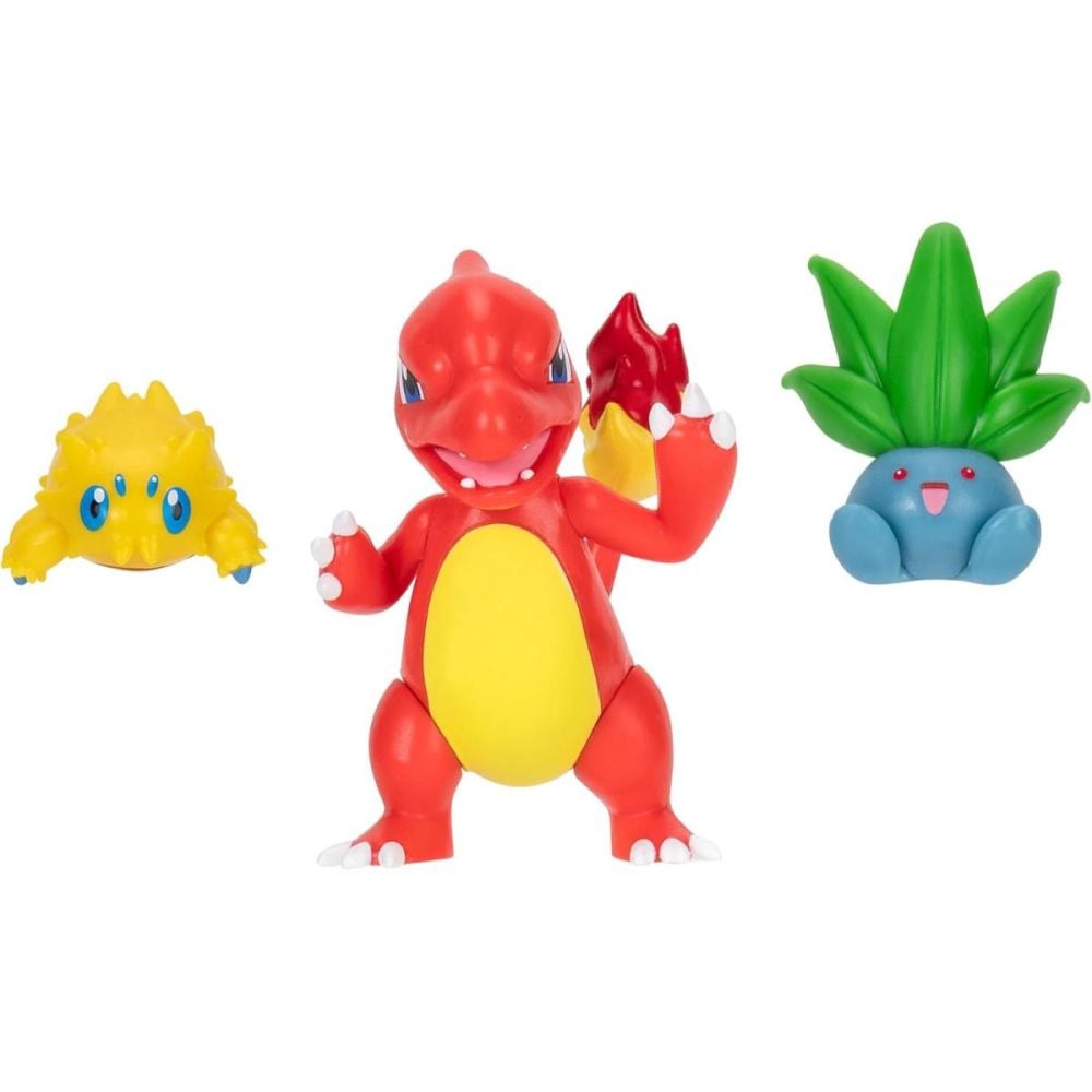 Set 3 figurine de actiune, Pokemon, Joltik, Charmelon si Oddish