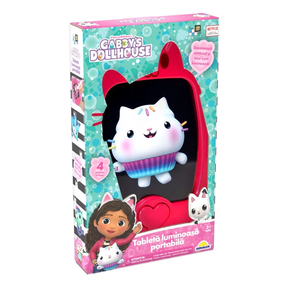 Tableta de desenat, Gabby's Dollhouse, Mobile Light Pad