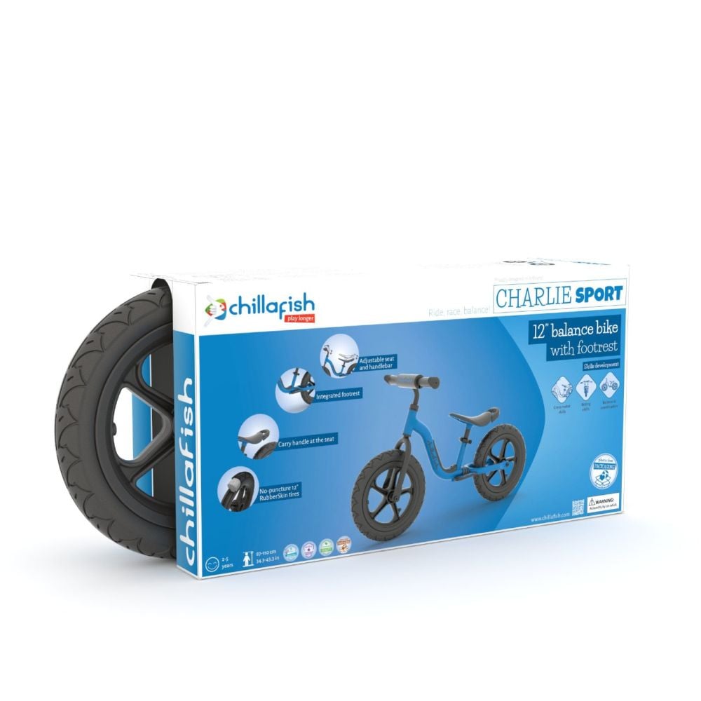 Bicicleta fara pedale, Chillafish, Charlie Sport, Navy