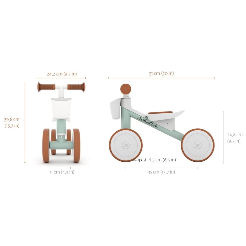 Bicicleta fara pedale, Chillafish, Quadi Racer, Breeze