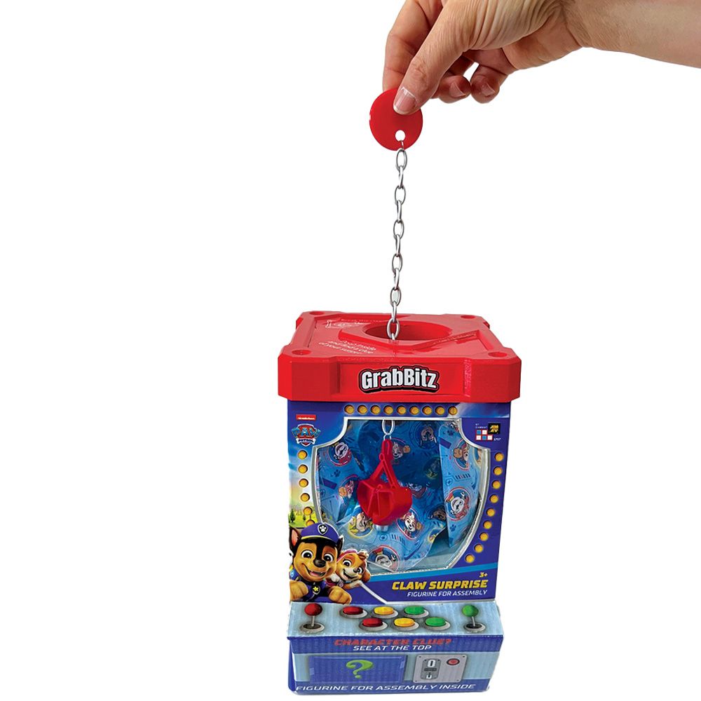 Aparat cu figurina surpriza de asamblat, Grabbitz, Paw Patrol