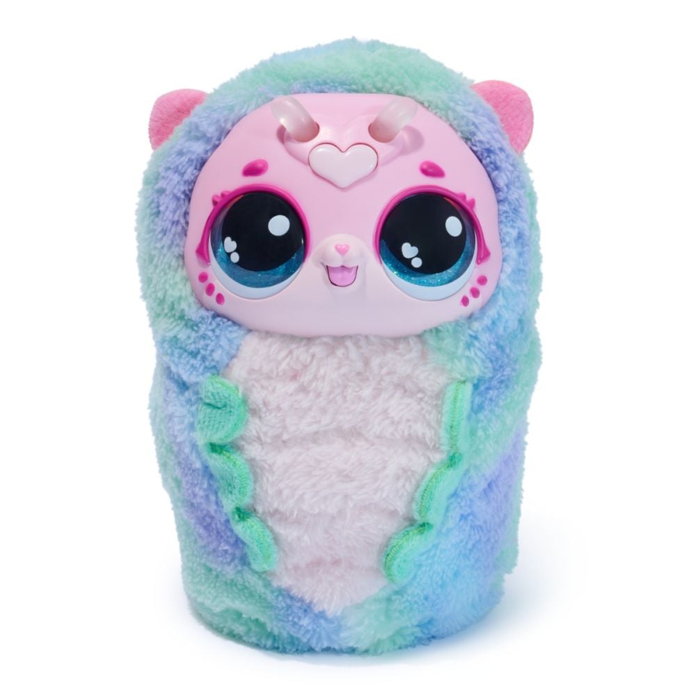 Figurina de plus surpriza, Hatchimals, Bloomables, Kittyfly, 6072450